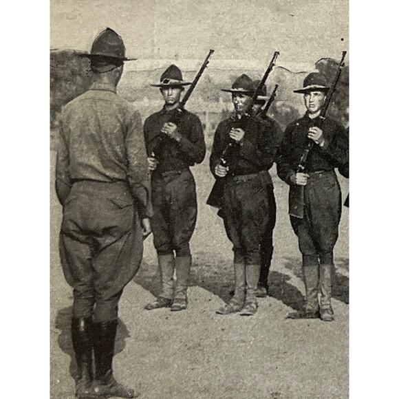 Antique Ephemera Postcard Litho WWI Era Camp Gordon Atlanta GA Sackett Wilhelms - Picture 1 of 11